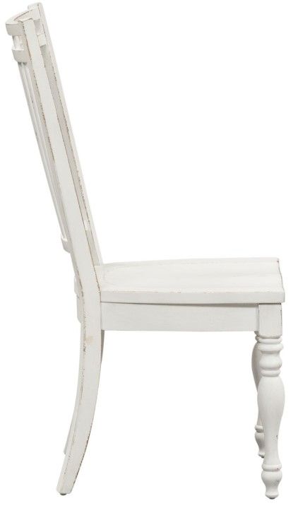 Liberty Furniture Magnolia Manor Antique White Dining Side Chair-3