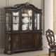 Furniture of America® Leovanni 2-Piece Dark Brown Hutch and Buffet Set-1
