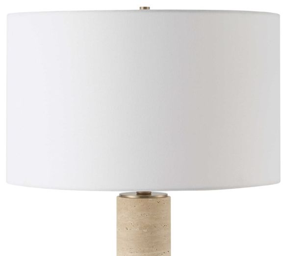 Uttermost® Knox Antique Brass Floor Lamp-4