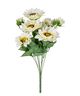 A & B Home Cream Faux Sunflower -1