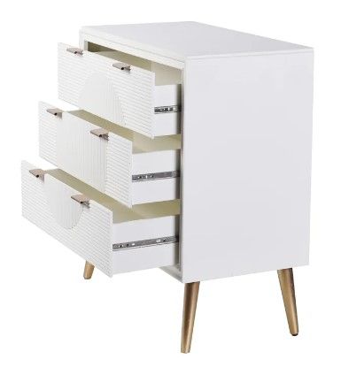 Stylecraft Milo Satin White Chest   -1
