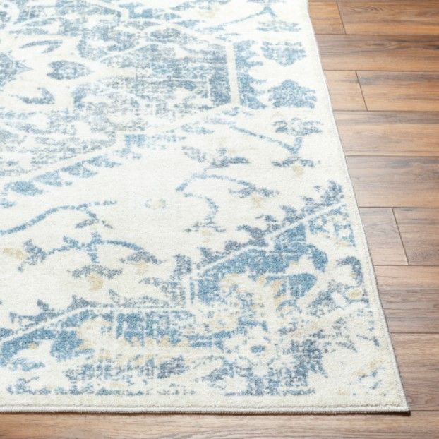 Surya Hera Blue/White 4'x6' Area Rug-1