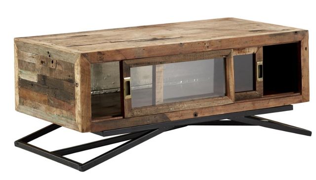 Jaipur Furniture Luther Brown Coffee Table-2