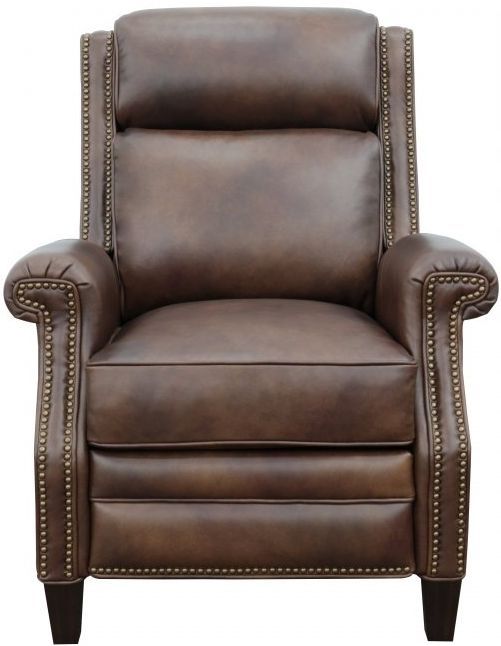 BarcaLounger® Barrett Worthington Cognac Leather Power Recliner-3