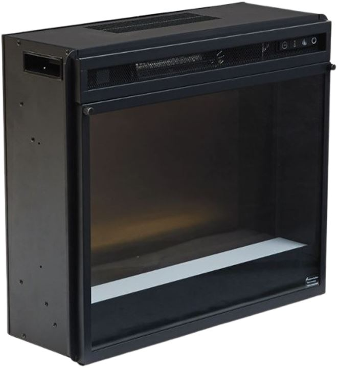 Signature Design by Ashley Entertainment Accessories Black Fireplace Insert - Thumbnail 5