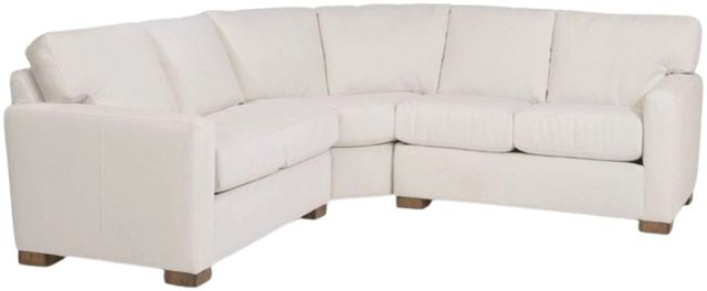 Flexsteel® Bryant 2-Piece White L-Shape Sectional-0