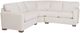 Flexsteel® Bryant 2-Piece White L-Shape Sectional-0