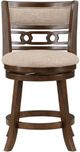 New Classic® Home Furnishings Gia Brown/Cherry 24'' Swivel Counter Stool-2