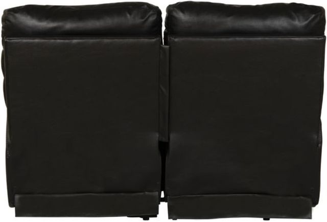 Catnapper® Angelo Black Leather Power Lay Flat Reclining Loveseat with Power Adjustable Headrest-2