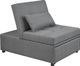 Titus Furniture Grey Transformable Ottoman/Chair/Bed-0