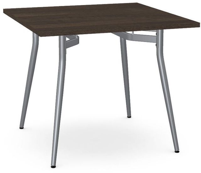 Amisco Customizable Alys 31" Square Table with Birch Veneer Top-0