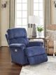 La-Z-Boy® Pinnacle Navy Power Wall Recliner with Headrest and Lumbar-4