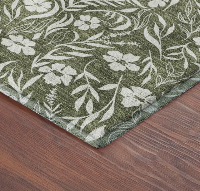 Dalyn™ Rug Company Soft Essentials SE4 Olive 5'x8' Area Rug-4