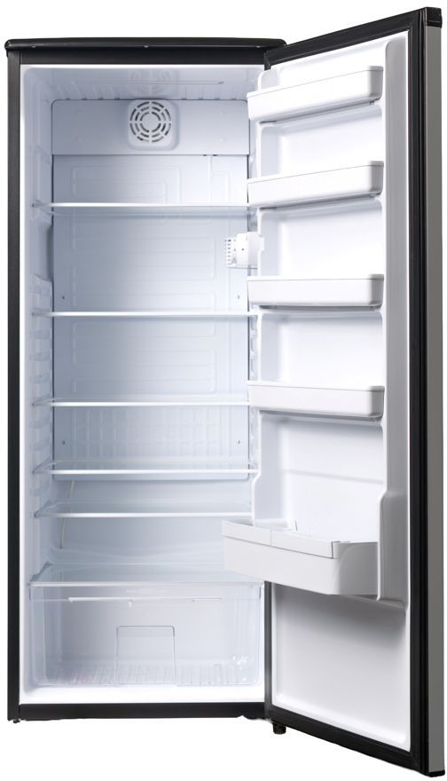 Danby® Designer® 11.0 Cu. Ft. Black with Stainless Steel Counter Depth Freezerless Refrigerator-1