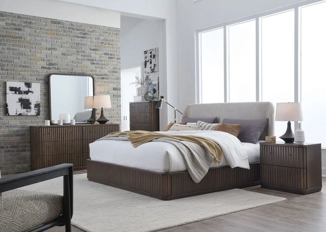 Modus Furniture Penny Chocolate Mousse Fluted Nightstand-1