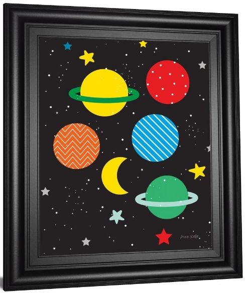 Classy Living Ann Kelle Outer Space 22"W Wall Art-2