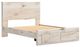 Benchcraft® Lawroy Light Natural Queen Panel Storage Bed-2