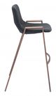 Zuo® Desi Black Set of 2 Bar Chairs-2