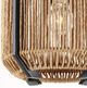 Currey & Company Mali Natural/Satin Black Pendant Lighting-2