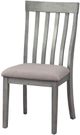 Mazin Furniture Armhurst Wire Brush Light Gray Side Chairs-2