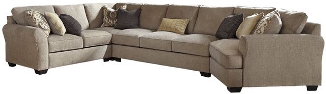 Benchcraft® Pantomine 4-Piece Driftwood Left-Arm Facing Sectional with Cuddler and Armless Sofa-0