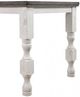 Furniture of America® Calabria 7-Piece Antique Gray Counter Height Dining Table Set with White Legs-5