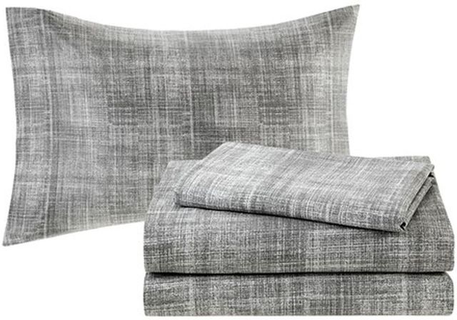 Olliix by Madison Park Essentials Aqua Queen Saben Complete Comforter and Cotton Sheet Set-3