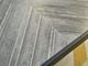 Signature Design by Ashley® Beachcroft Light Gray Outdoor Aluminum/Porcelain Dining Table with Black Base-4