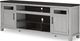 Signature Design by Ashley® Darborn Gray/Brown 88" TV Stand with Electric Fireplace-1