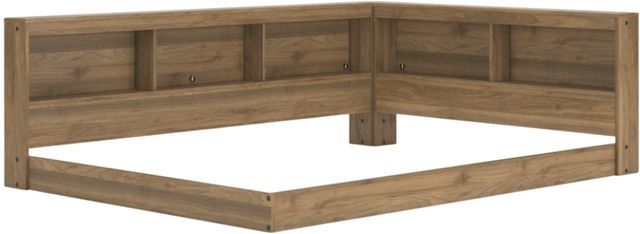 Signature Design by Ashley® Deanlow Honey Full Bookcase Storage Bed-4