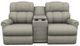La-Z-Boy® Pinnacle Dove Power Wall Reclining Loveseat with Console and Headrest-1
