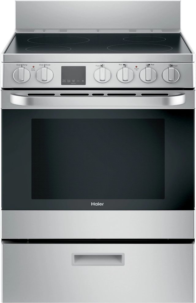 Haier 24" Stainless Steel Freestanding Electric Range-0
