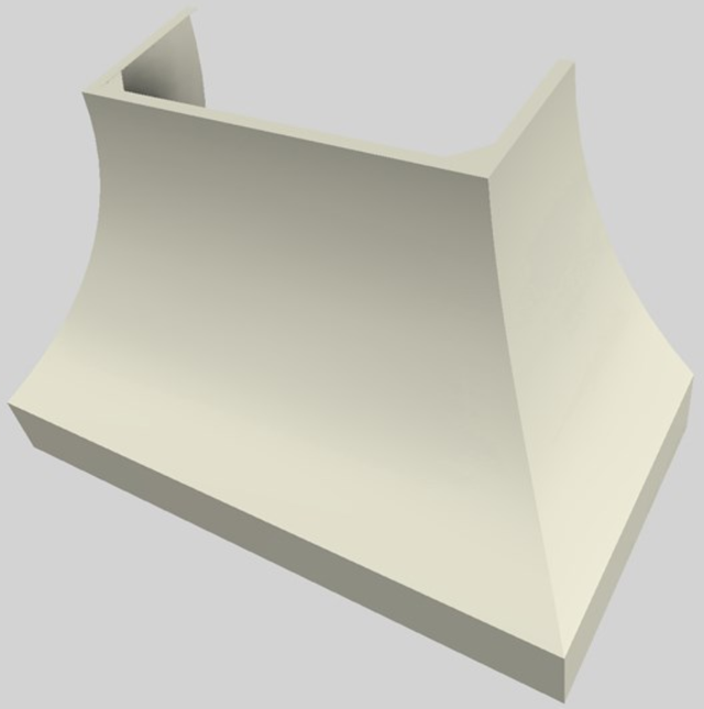 Vent-A-Hood® Designer Series 48" Biscuit Wall Mounted Range Hood-1