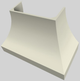 Vent-A-Hood® Designer Series 48" Biscuit Wall Mounted Range Hood-1