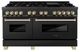 ZLINE Autograph Edition 60" Black Stainless Steel Pro Style Dual Fuel Range-0