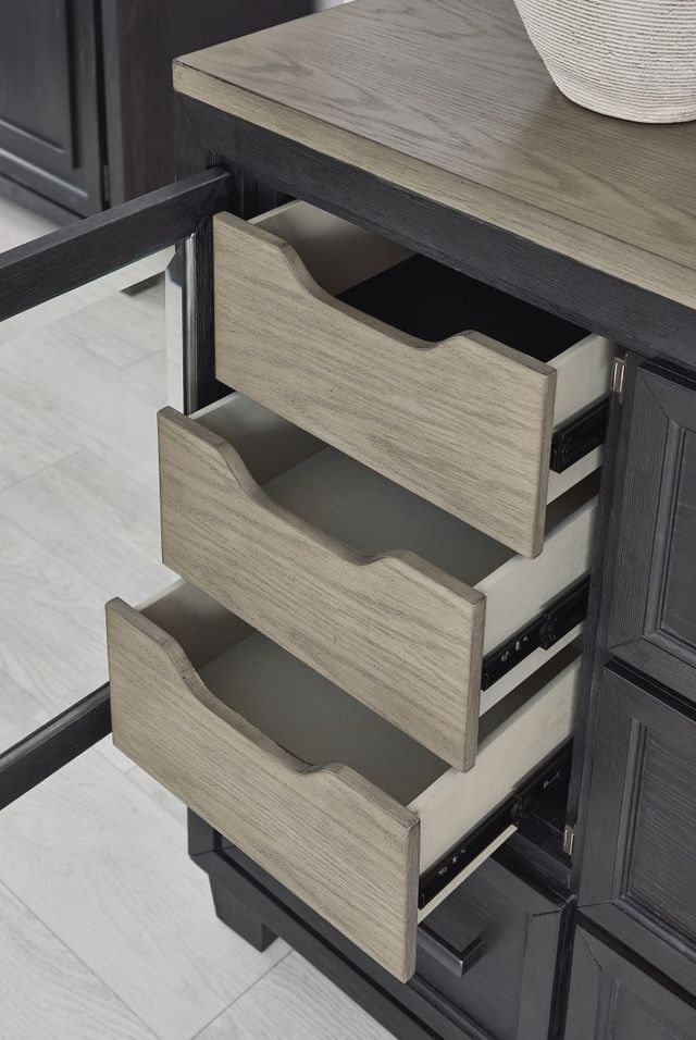 Signature Design by Ashley® Foyland Black/Brown Dresser-3