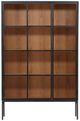 Dovetail Furniture Imara Black/Natural Cabinet-1