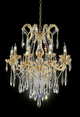 Furniture of America® Christiana Gold Ceiling Lamp-0