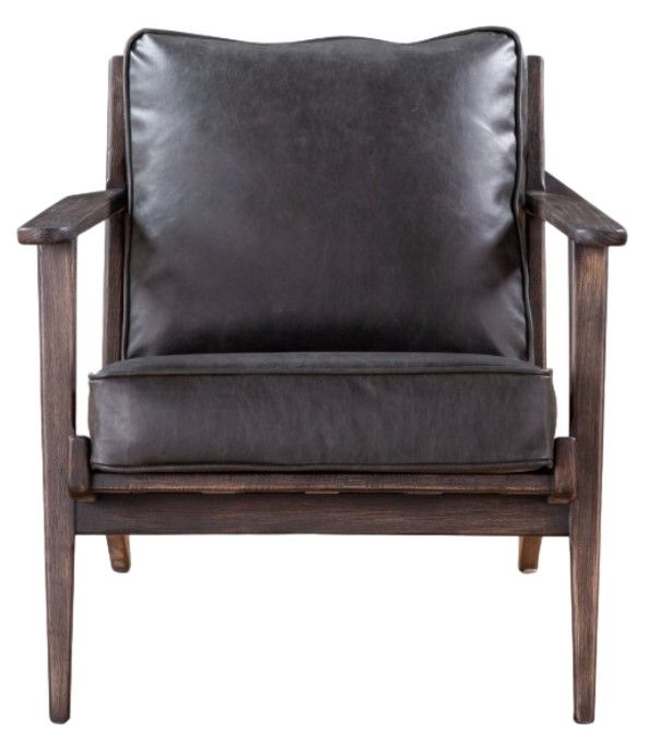 Home Trends & Design Bobby Black Accent Chair-1