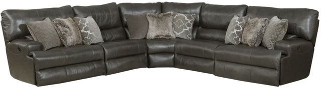Catnapper® Como 5-Piece Steel Curved Manual Reclining Sectional-0