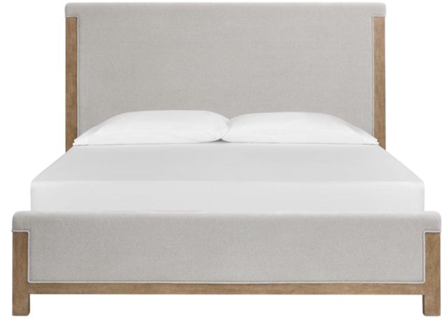 Magnussen Home® Plum Creek Elite Dove/Sierra Brown King Upholstered Panel Headboard-1