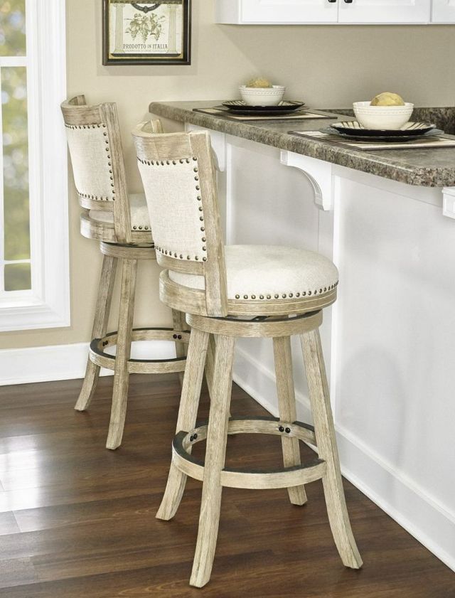 Linon Tift Gray Brown Bar Stool-3