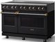 Viking® 5 Series 48" Onyx Pro Style Induction Range with Brushed Brass Trim-2