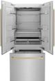 ZLINE Autograph Edition 36" 19.6 Cu. Ft. Satin Stainless Steel Built-In French Door Refrigerator-1
