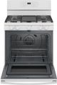 GE® 30" White Freestanding Gas Range-1