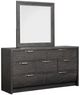 Magnussen Home® Kinsley Black Heron Dresser and Mirror-0