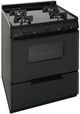 Premier 30" Black Freestanding Gas Range-2
