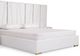 VIG Furniture Modrest Nixa Gold/White Califonia King Upholstered Panel Bed-0