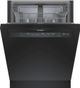 Bosch® 100 Series 24" Black Front Control Built In Dishwasher-1