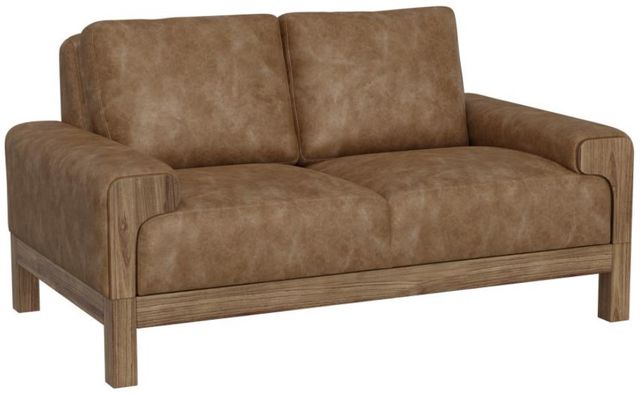 International Furniture Direct Sedona Caramel Loveseat-0